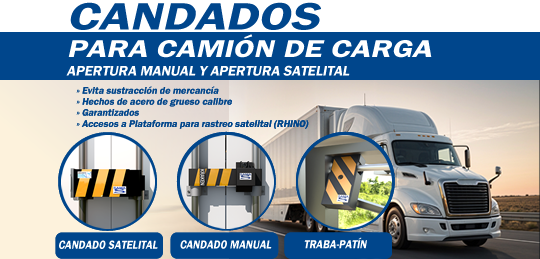 candado satelital, candado para trailer y camión