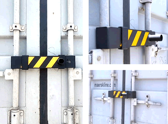 Candado para container, caja seca